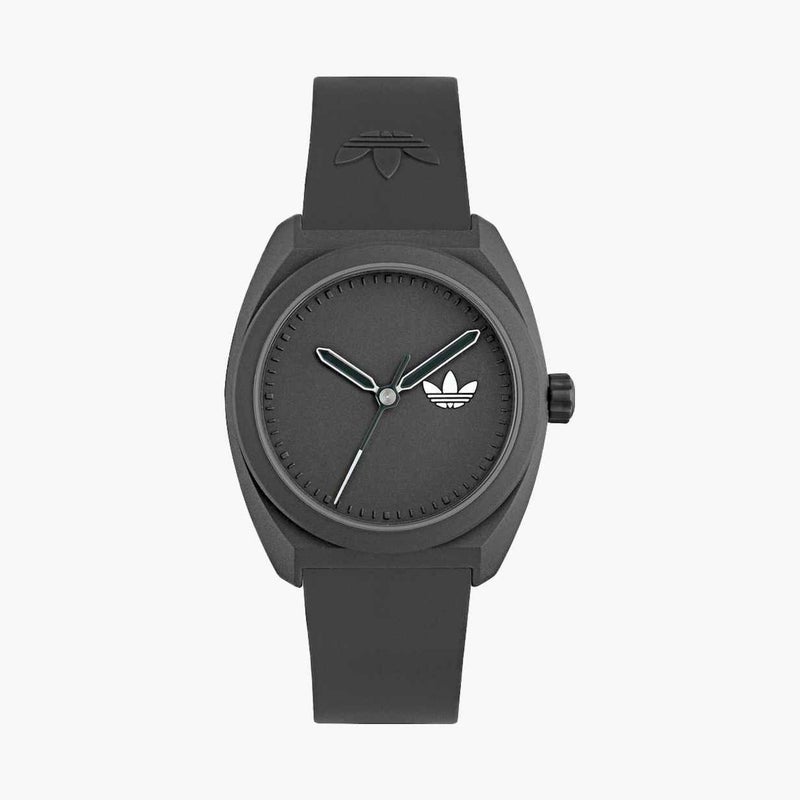 Adidas ساعة أنالوج سوداء للرجال - Image 1